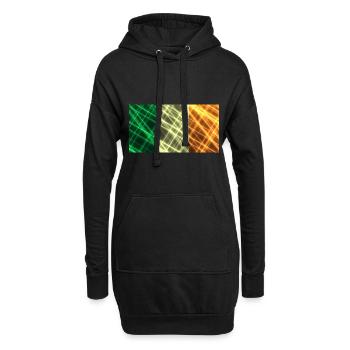 Irlande - Sweat-shirt à capuche long Femme - noir - Devant