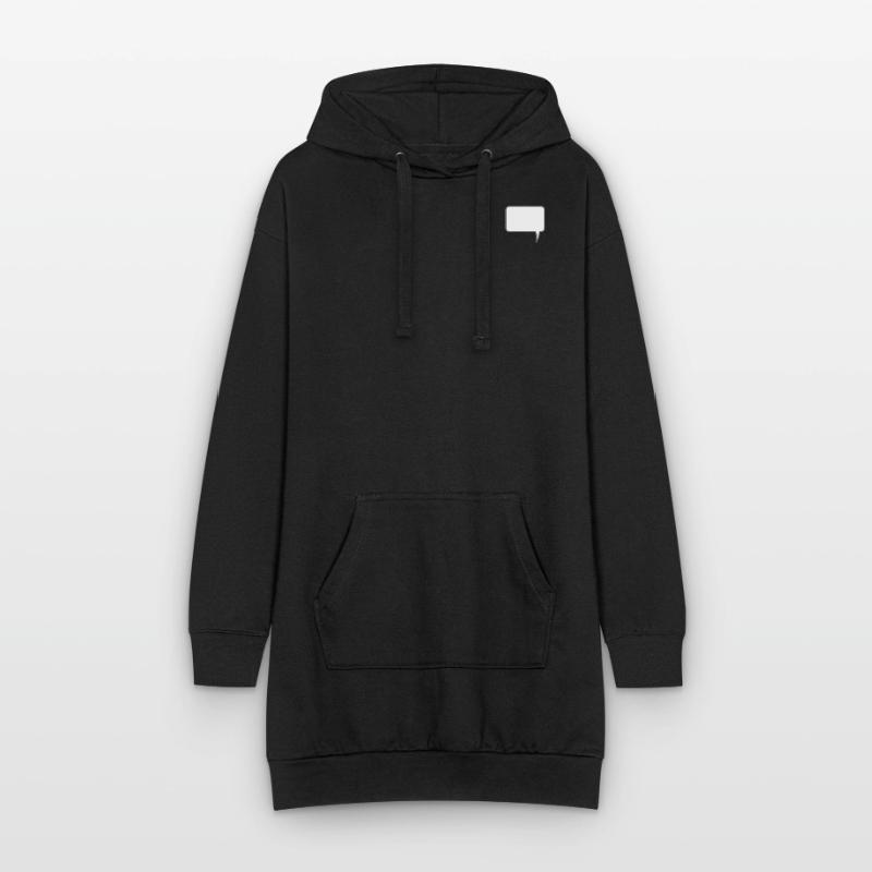 Speech bubble rectangle design Hoodie Dress