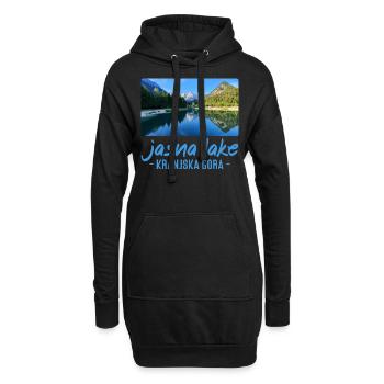 Jasna Lake Kranjska Gora Slowenien - Hoodie-Kleid - Schwarz - Vorne