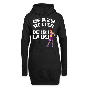 Roller Derby | Entraîneur d’équipe de joueurs sportifs - Sweat-shirt à capuche long Femme - noir - Devant