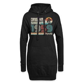 1959 Jubiläum 1959 geboren 1959 Jubiläum - Hoodie-Kleid - Schwarz - Vorne