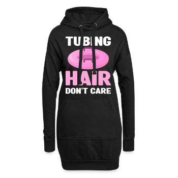 Rafting - Hoodie-Kleid - Schwarz - Vorne