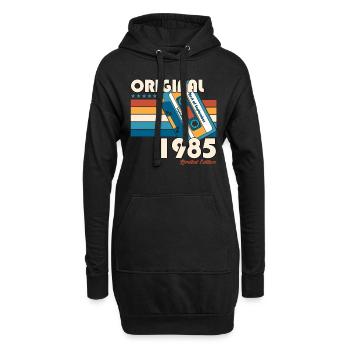 40ème Anniversaire Millésime Septembre 1985 Cassette 85 - Sweat-shirt à capuche long Femme - noir - Devant