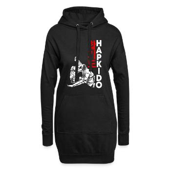 Hapkido - Sweat-shirt à capuche long Femme - noir - Devant
