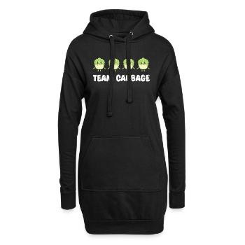 Team Kohl - Hoodie-Kleid - Schwarz - Vorne