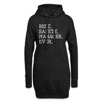 Meilleur gestionnaire de sécurité de tous les temps - Sweat-shirt à capuche long Femme - noir - Devant