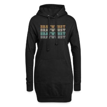 Retro Ferry Vêtements Porte-conteneurs - Sweat-shirt à capuche long Femme - noir - Devant