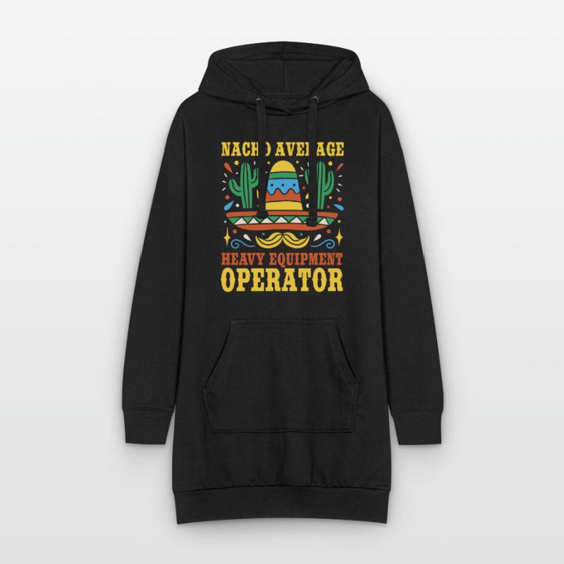 Heavy Machine Operator Cinco De Mayo Hoodie Dress
