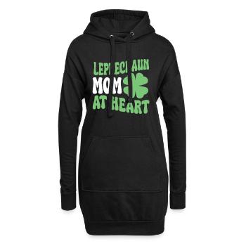 Kobold Mama - Hoodie-Kleid - Schwarz - Vorne