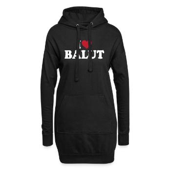 exJ’aime Balut - Sweat-shirt à capuche long Femme - noir - Devant