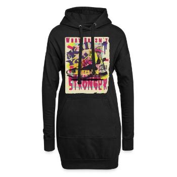 Ce qui ne vous tue pas vous rend plus fort - Kraft - Sweat-shirt à capuche long Femme - noir - Devant