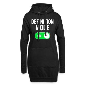 Mode Définition ON Gym Entraînement de musculation - Sweat-shirt à capuche long Femme - noir - Devant