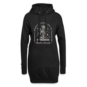 Zitate zum Liebhaber dunkler Liebesromane und Fantasy-Leser - Hoodie-Kleid - Schwarz - Vorne