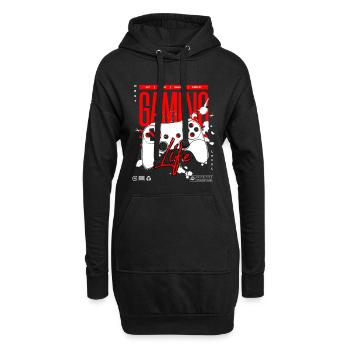Next Level Gaming Life Controller T-Shirt - Hoodie-Kleid - Schwarz - Vorne