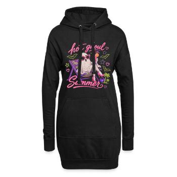 Hot Ghoul Summer Halloween Summer Ghost - Hoodie Dress - black - Front