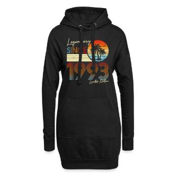 Légendaire Depuis 1993 Édition Limitée - Sweat-shirt à capuche long Femme - noir - Devant