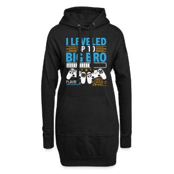 J'ai Atteint Le Niveau De Frère 2023 - Sweat-shirt à capuche long Femme - noir - Devant