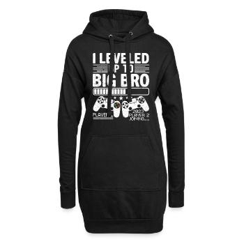 J'ai Atteint Le Niveau De Frère 2023 - Sweat-shirt à capuche long Femme - noir - Devant