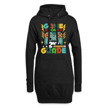 Jeu Sur Le 2ème Grade - Sweat-shirt à capuche long Femme - noir - Devant