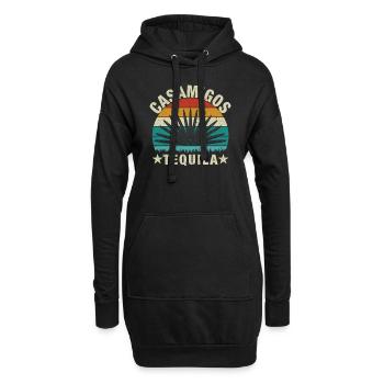 Tequila Casamigos - Hoodie-Kleid - Schwarz - Vorne