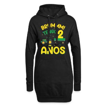 Brummm J'ai 2 ans - Sweat-shirt à capuche long Femme - noir - Devant