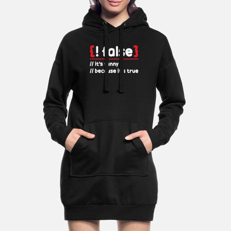Programmeur Programmation Logiciel Codage Codeur Sweat-shirt à capuche long Femme