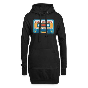 1998 Vintage Vintage Retro Birthday Gift - Hoodie Dress - black - Front