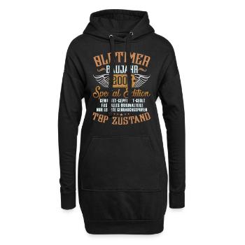 17. GEBURTSTAG OLDTIMER 2006 - Hoodie-Kleid - Schwarz - Vorne