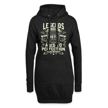 Legends of '73 - Hoodie Dress - black - Front