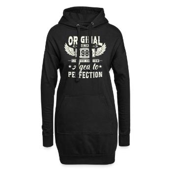 Légendaire année de naissance 1983 - Sweat-shirt à capuche long Femme - noir - Devant