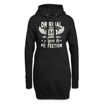 Chemise d’anniversaire légendaire de 1949 - Sweat-shirt à capuche long Femme - noir - Devant