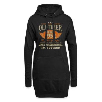 Vintage 1952 - Ein legendäres Jahr - Hoodie-Kleid - Schwarz - Vorne
