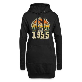 Legendary 1995 Vintage Birthday Shirt - Hoodie-Kleid - Schwarz - Vorne