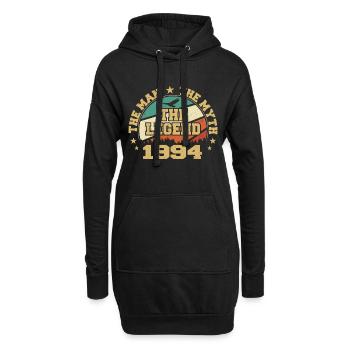 1994 Geburtstag geboren im Jahr 1994 Retro Vintage - Hoodie-Kleid - Schwarz - Vorne