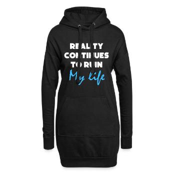 Citations drôles Citation Humour cadeau Graphique - Sweat-shirt à capuche long Femme - noir - Devant