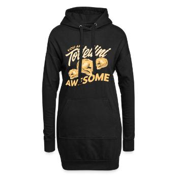 Noodles Noodle Lover Lasagne Spaghetti Cadeau - Sweat-shirt à capuche long Femme - noir - Devant