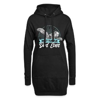 Tortues de mer Amoureux des tortues Schildkrö - Sweat-shirt à capuche long Femme - noir - Devant