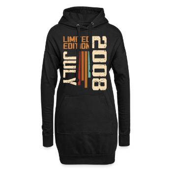 Juli 2008 Geburtstagsgeschenk 2008 Juli 2008 - Hoodie-Kleid - Schwarz - Vorne