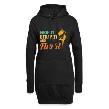 Fouettez-le, enlevez-le et jetez-le Flagguard G - Sweat-shirt à capuche long Femme - noir - Devant