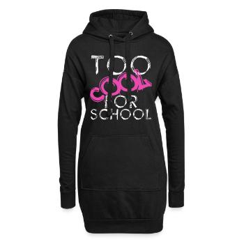 Too Cool For School Girls - Sweat-shirt à capuche long Femme - noir - Devant