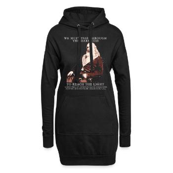 Albert Pike, Freimaurerei Zitat Freimaurer-Design, - Hoodie-Kleid - Schwarz - Vorne