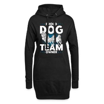 Traîneau à chiens Traîneau à chiens Traîneau à chiens - Sweat-shirt à capuche long Femme - noir - Devant