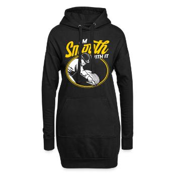 Betonbauer Stahlbetonbauer Betonmischer Geschenk - Hoodie-Kleid - Schwarz - Vorne