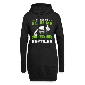 Snake Reptiles Reptiles Reptile Lovers Cadeau - Sweat-shirt à capuche long Femme - noir - Devant