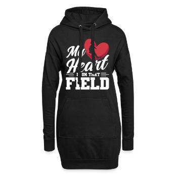 Feldhockey Spieler Mannschaftssport Hallen Feldhoc - Hoodie-Kleid - Schwarz - Vorne