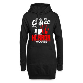 Film d’horreur Film d’horreur Film d’horreur Slasher Film Cadeau - Sweat-shirt à capuche long Femme - noir - Devant