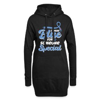 Diabetes Bewusstsein Diabetes Monat Jugendlicher D - Hoodie-Kleid - Schwarz - Vorne