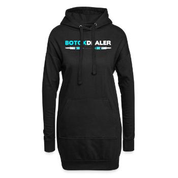 Plastische Chirurgie Botox Dealer - Hoodie-Kleid - Schwarz - Vorne