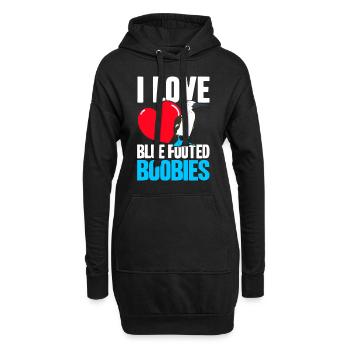 Tölpelvogel Seevogel Tölpel Geschenk - Hoodie-Kleid - Schwarz - Vorne