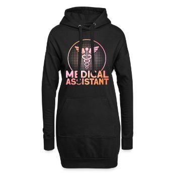 Medizinische Schule Medizinische Assistentin CMA G - Hoodie-Kleid - Schwarz - Vorne
